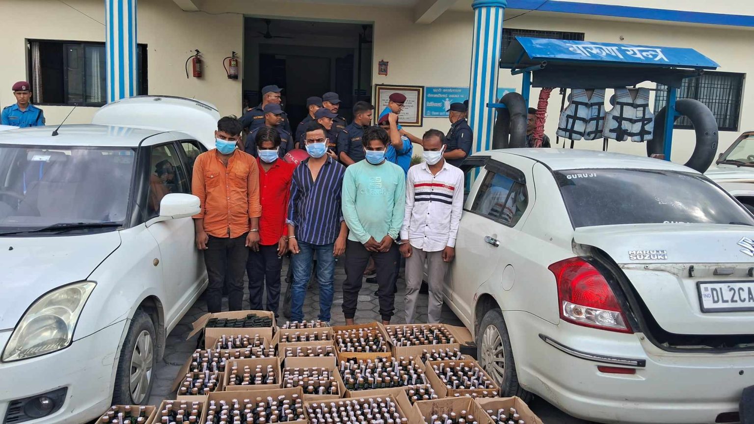 बिहारमा मदिरा पुर्‍याउन नेपालको बाटो प्रयोग, हेटौँडाबाट पाँच जना पक्राउ